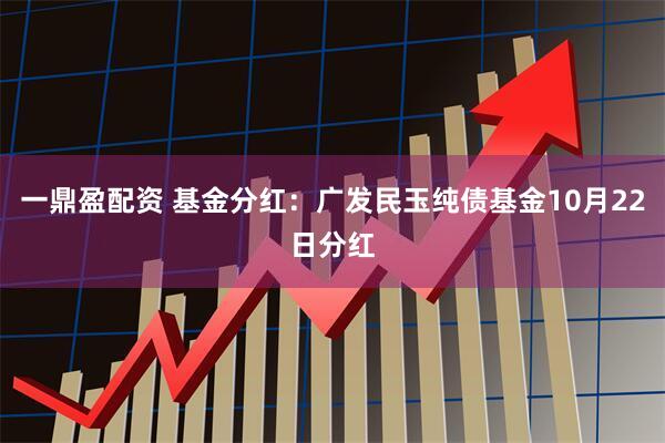 一鼎盈配资 基金分红：广发民玉纯债基金10月22日分红